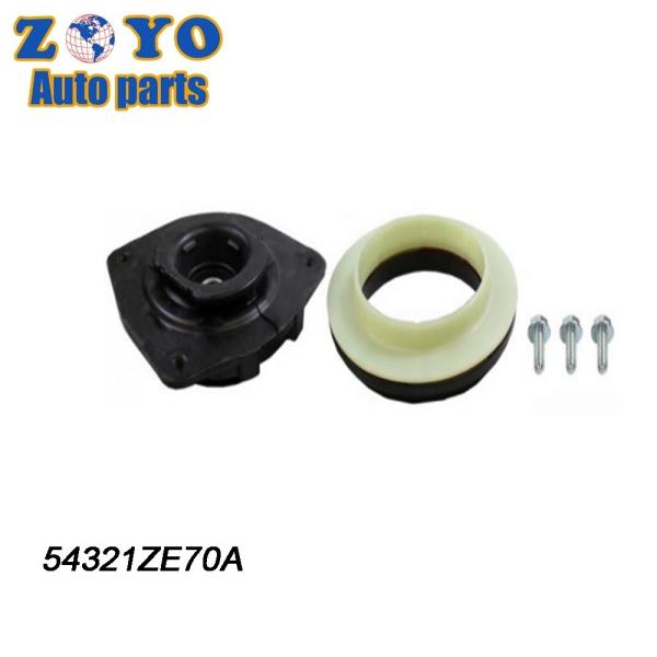 54321ZE70A E-Coating Rubber Strut Mount para Nissan Tiida 2013-2016 Parte de suspensão automática