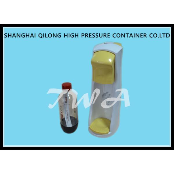 Lightweight Soda Making Machine , Home Soda Maker 0.6L Aluminum Gas Cylinders