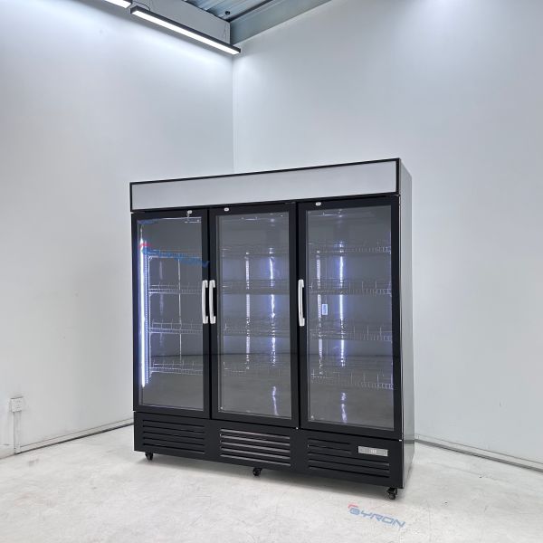 Upright Display Fridge Low Noise Upright Display Freezer For Office