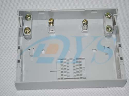Aluminium FC 24Ports Fiber Optic Adapter Wall Mount Termination Box 19