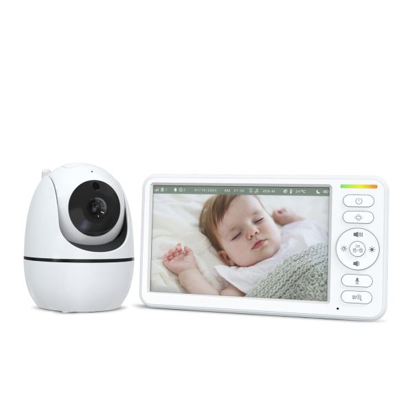 Rechargeable Battery And AC Adapter HD Baby Monitor Offering 6 Inch Screen Size and 750 Grams Weight Designed for Infant Observation