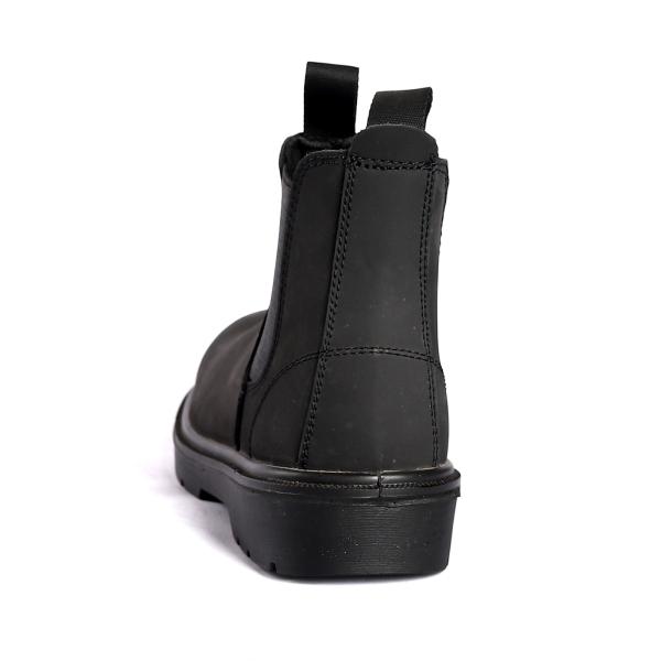 Bottes de sécurité de type orteil en acier avec semelle extérieure en PU à double densité et fabrication chaussures imperméables à l'eau de haute qualité