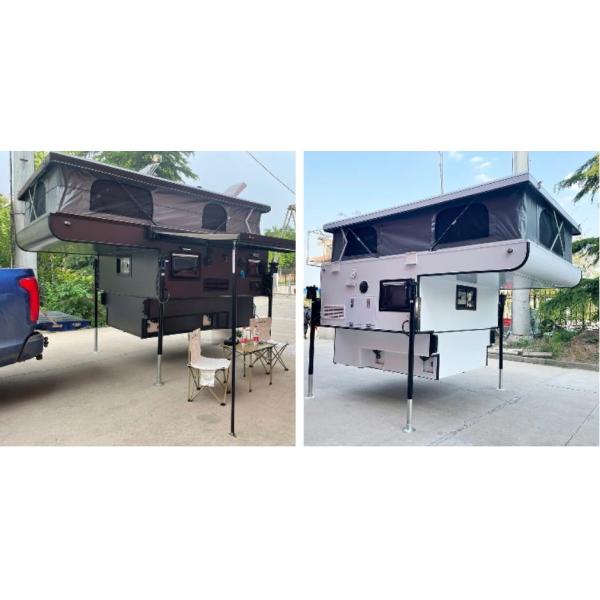 Topper Truck Travel Trailer Outdoor rv tous terrains pliable prennent le bruit 4x4 vers le haut de la remorque