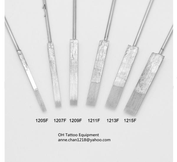 Precision 316L Stainless steel Flat Liner Tattoo Needles 5F 6F 7F 8F 9F 11F 13F 15F