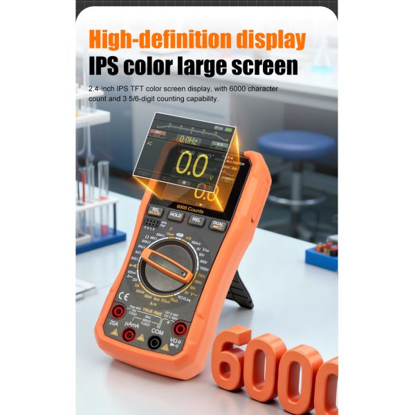 VICTOR 890D+ Digital Multimeter with TFT screen 6000 counts display
