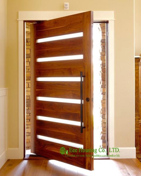 Solid wood pivot front door for sale, modern external pivot doors, High quality pivot entrance door