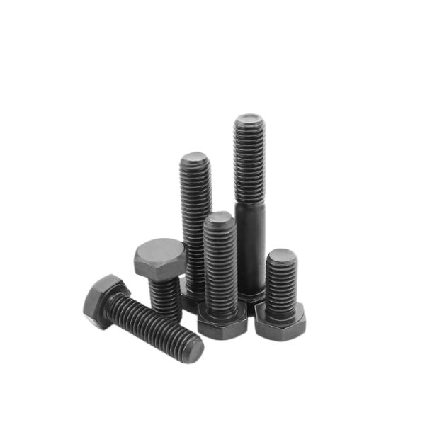 M10x170 M5 M6 M8 M12 Hex Bolts and Nuts Grade 8.8 for General Industry Black Finish