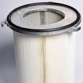 Three Lugs Industrial Air Filter Cartridge Galvanized Steel Inner Mesh