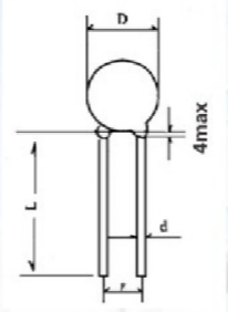 MF73T-1 NTC Power Thermistor Axial Свинцовый для электронных энергосберегающих ламп