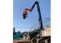 13Excavadora hidráulica de.5m 20-85 toneladas brazo del conductor de pila con diseño de soldadura de trabajo pesado