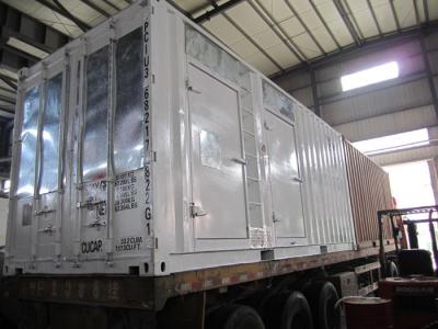 720 Kw Soundproof Containerized Diesel Power Generator For Construction Site