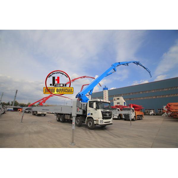 Concrete Pump Truck China JIUHE 56M Concrete Pump Truck Cement Boom Truck Concrete Pumping Equipment
