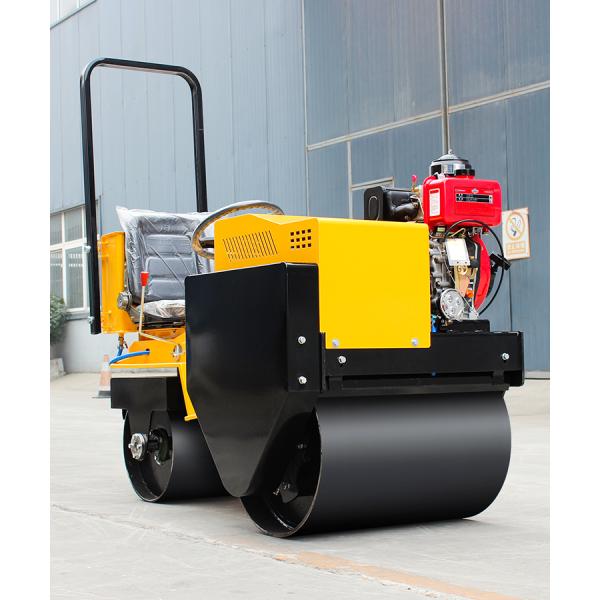 Мини двойной барабанный вибрационный дорожный роликовый компрессор для уплотнения земли асфальтом 0,7 тн