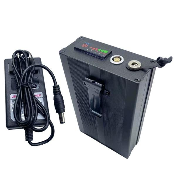 External Lithium Battery + Charger for Leica Total Stations 12V 10AH