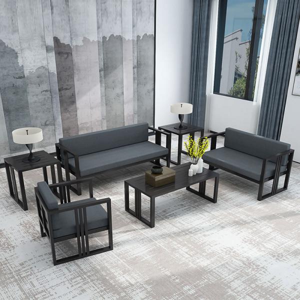 Modern Design Style Waterproof Leather Sofa Set for Metal Garden Furniture Set Design