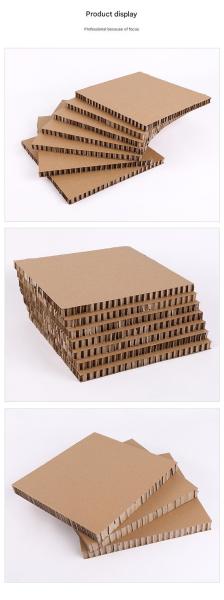 Honeycomb Cardboard Lined Carton Board Thick Paper Display Hollow Paper Cushion Honeycomb Board