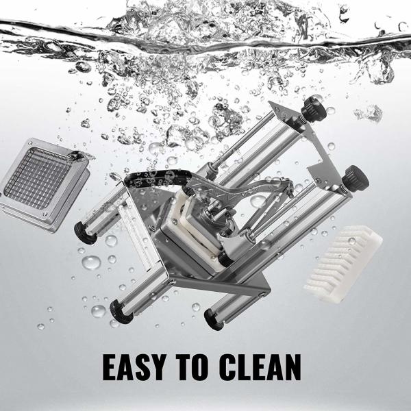 Multifunction SS 304 Vegetable Fruit Slicer , Potato Chopper Machine