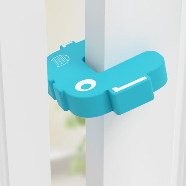 11.9cm Length Blue EVA Foam Door Stopper Anti Skid