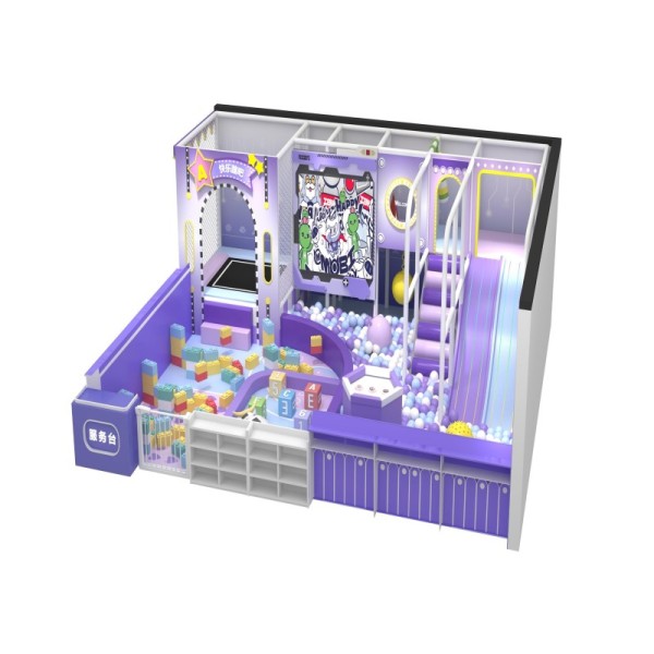 Nature Themed Indoor Mini Park Naughty Castle Soft Playground for Kids Commercial