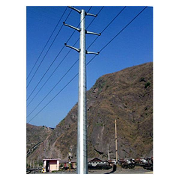 Восьмиугольный столб уличного фонаря с перекладинами Легкая установка 3,5 м ~ 15 м Высота