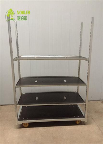 Nobler Danish Container Equipment Galvanized CC Flower And Plant Trolleys