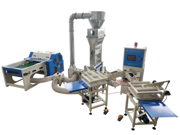 Automatic Pillow Filling Machine Sofa Bed Pearl Cotton Polyester Ball Fiber Making Machine