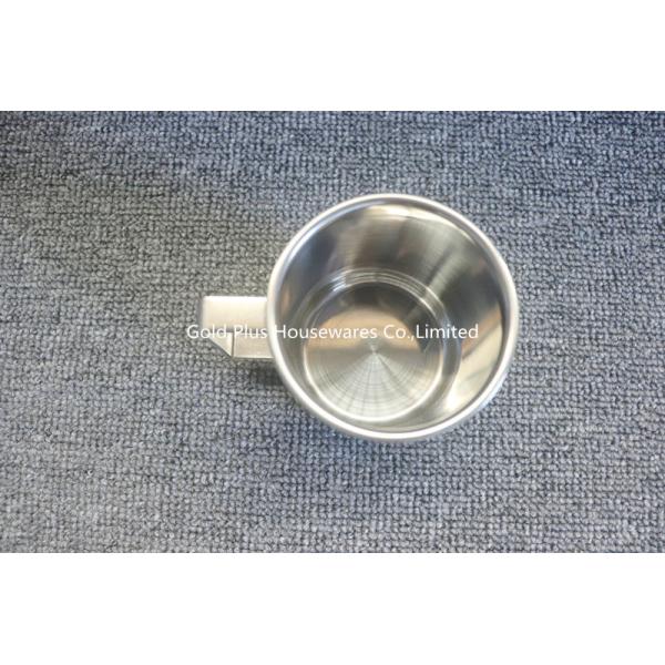 Home Hotel Stainless Steel 400ml Japanese Style Vintage coffee Cups With Handle