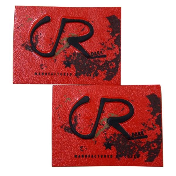 Jeans / Suitcase Embossed Leather Patches Logo , Eco-Friendly