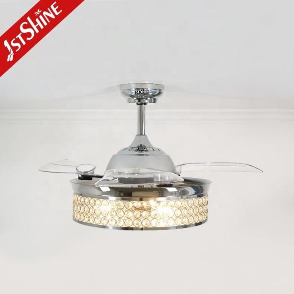 Home Hotel Office 42 Blade Size Ventilador de teto com baixa energia luz de cristal e motor AC