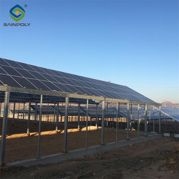 Double Layers Glass Cover Photovoltaic Greenhouse Solar Panel Greenhouse