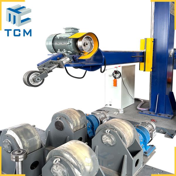  Steel tanks shell and dish ends  inner outer surface polishing machine automatic polisher