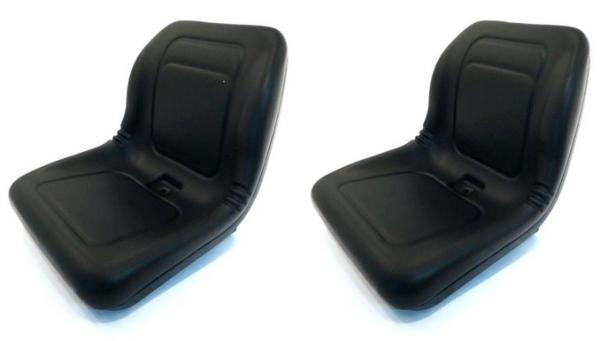 Heavy Equipment Shock Absorbing Car Seat With Leather Cover Safety Belt