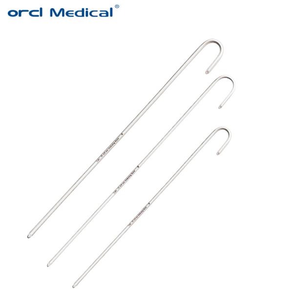 Endotracheal Tube Intubation Stylet With Maalleable Aluminium Coating Pvc Intubating Stylet Manufacture Price