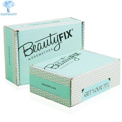 A boa impressão Logo Quality Low Price Die da cor feita sob encomenda cortou caixas de envio onduladas de embalagem da peruca