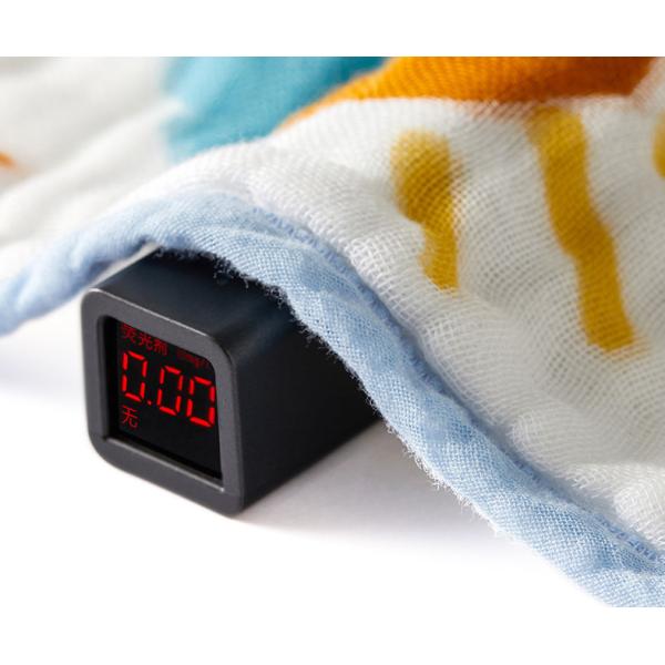 Пушистый разнослоистый раскрученный хлопок напечатал ткань марли для одежды младенца