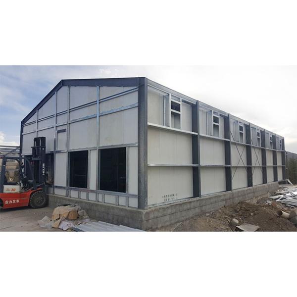 Q355 Префабрикованное здание Строительство Металлическая рама оцинкованная окрашенная