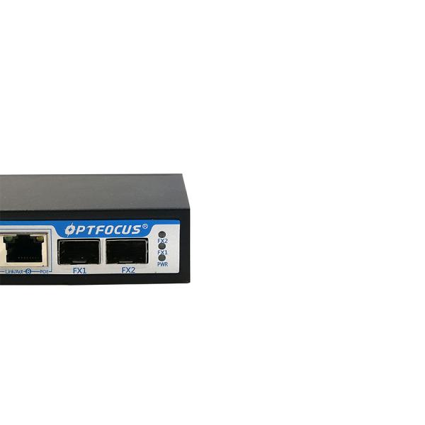 Fiber Optic Switch 8 Port Gigabit PoE Network Switch With LED Indicators