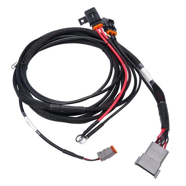 Vehicle Automotive Wiring Harness Assembly With Straight Right Angle Connector OEM