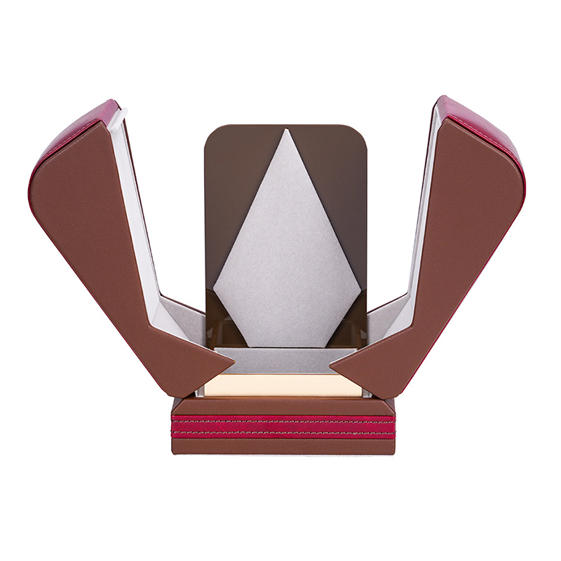 Vintage Brown Double-Door Luxury Custom Perfume Box For Display Wholesale