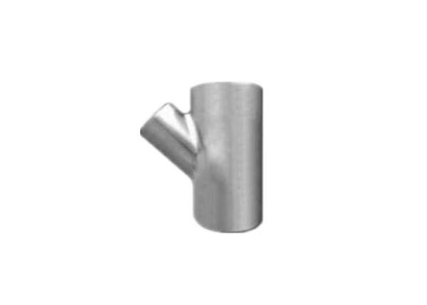 Stainless Steel 316 Butt Weld Tee Pipe Fittings Sch 80s 45 Degree Lateral Tee