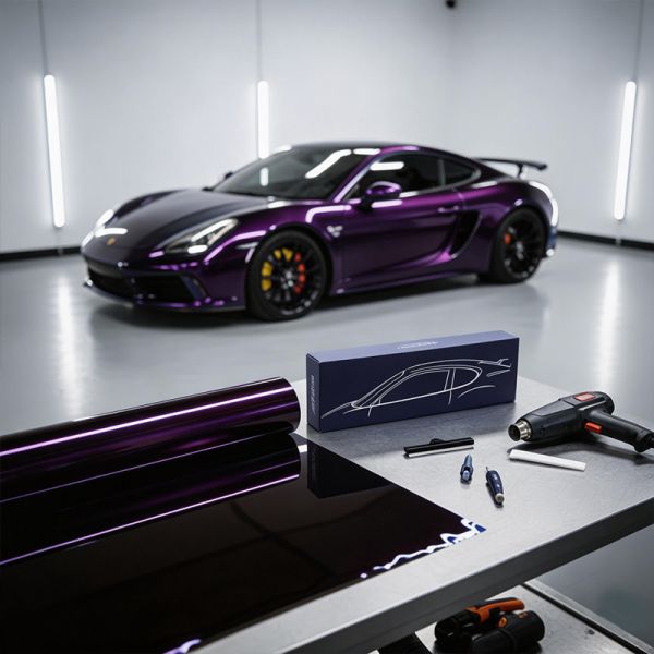 Super Purple TPU PPF Film 60 Inch Wide Glossy PPF Customized