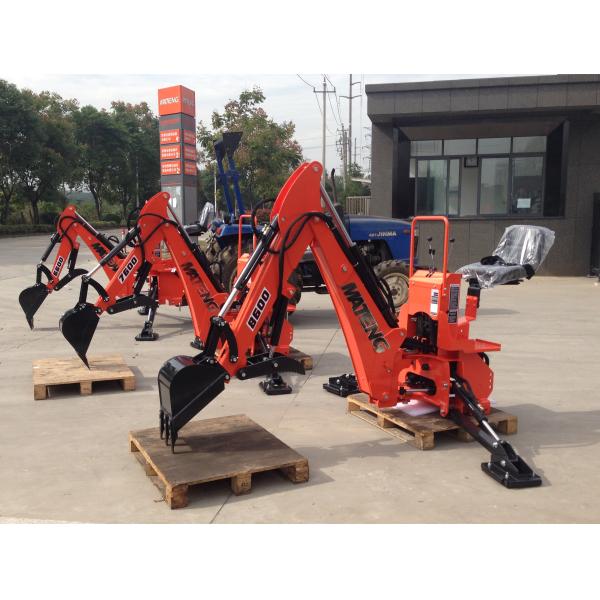 Full bucket size Backhoe with 3 point linkage,Italy hydro main control valve to