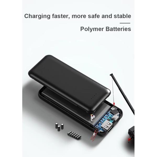 5V 2A Custom Logo Slim Mini Power Bank 5000mAh Mobile Charger Pink PowerBank Promotional Gift