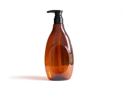 PP Plastic Pump Amber Lotion Bottles / PET Baby Shampoo Bottle 500ml