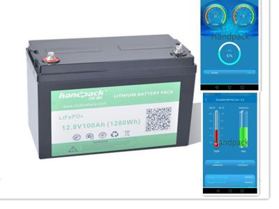 OEM 12V 100Ah Lithium Battery Pack For lead acid replacement with Bluetooth
