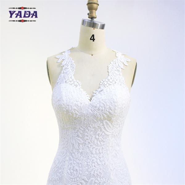 Женщины стройные фитнес V шея Алибаба кружевные сексуальные свадебные рубашки рубашки рубашки для свадьбы Китай