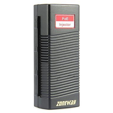 Single Channel PoE Midspan Injector,10/100Mbps,IEEE802.3af(Plug and Play, Plastic Case)  