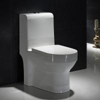 19 pouces - toilette au plancher d'une seule pièce ovale grand 15 pouces