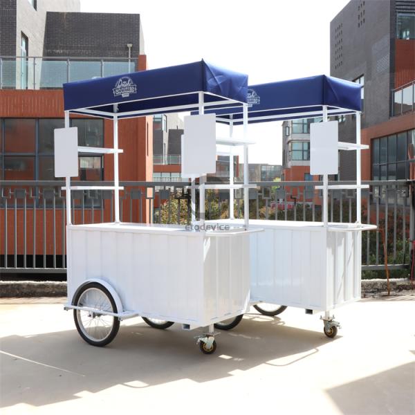 Coffee Tricycle Push Cart  Portable Beverage Solution for Mobile Entrepreneurs