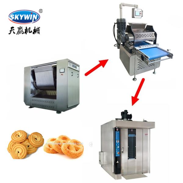 Customizable Tray Type Snack Food Making Machine 1.4 mm belt thickness